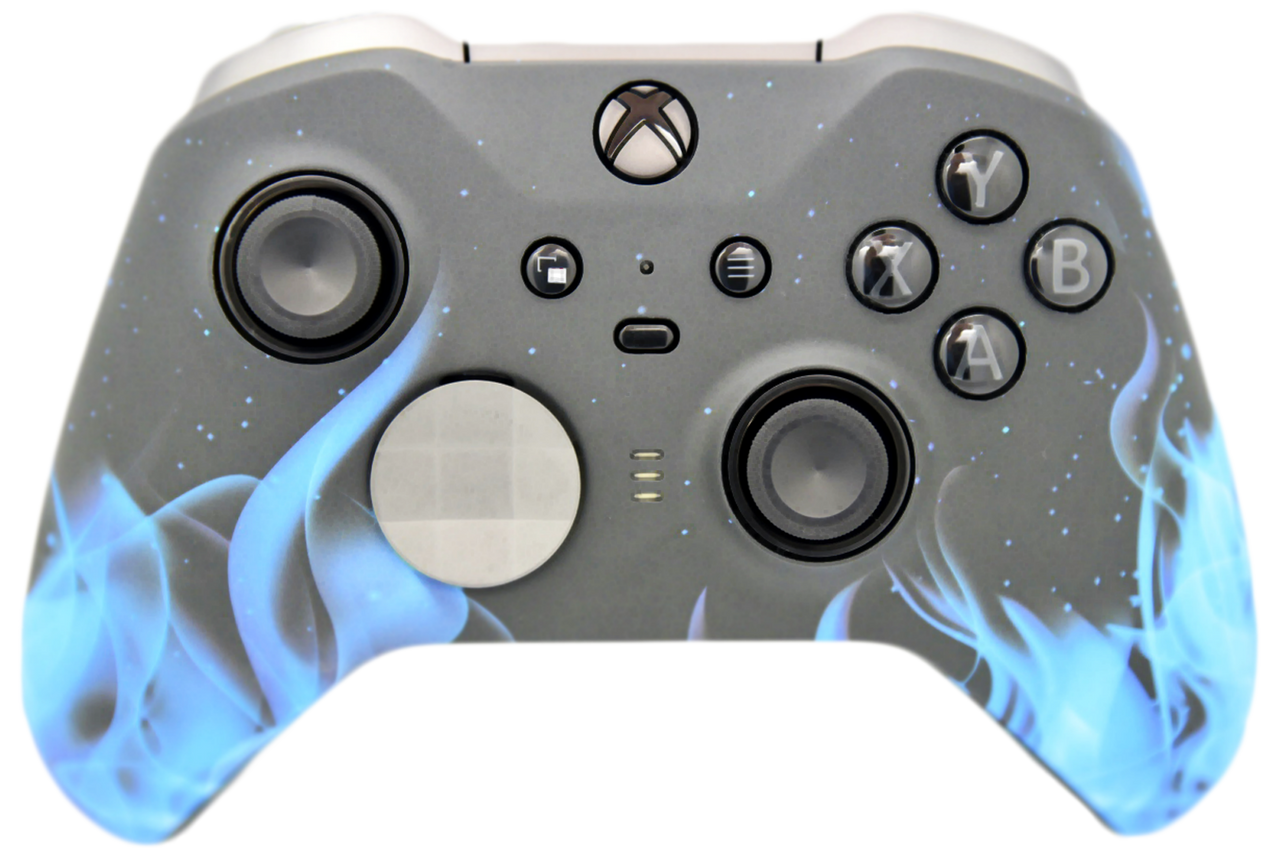 Blue Flame Xbox One Elite Series 2 Controller