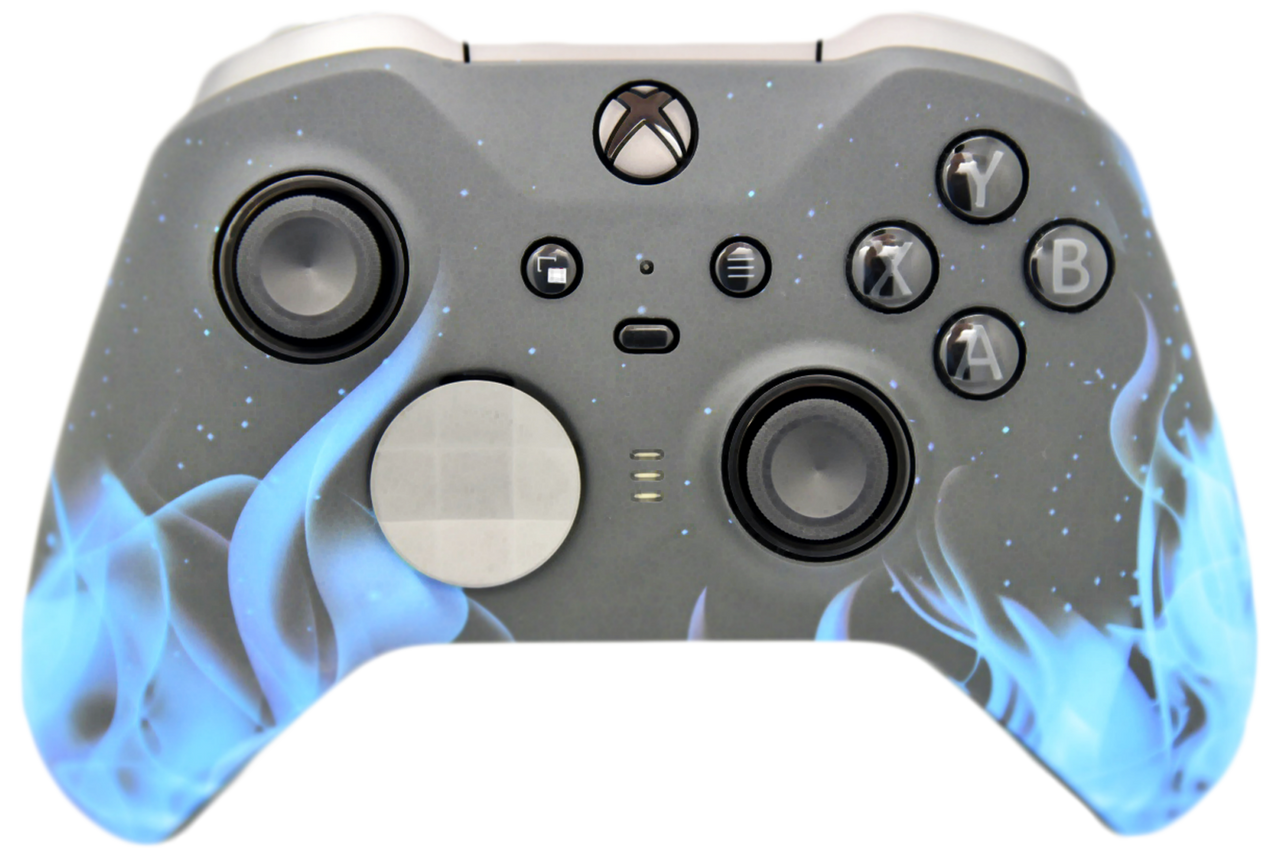 Blue Flame Xbox One Elite Series 2 Controller