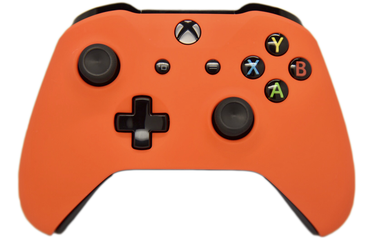 Orange Xbox One S Custom Controller