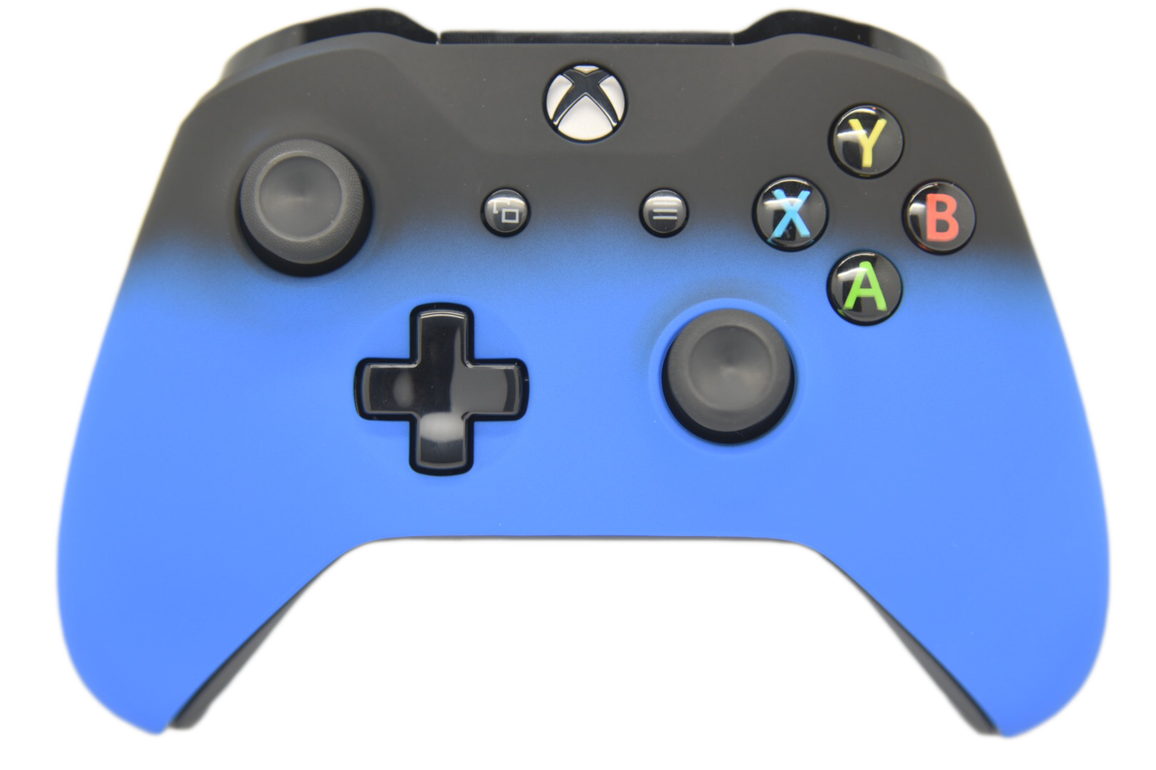 Blue Black Fade Xbox One S Custom Controller