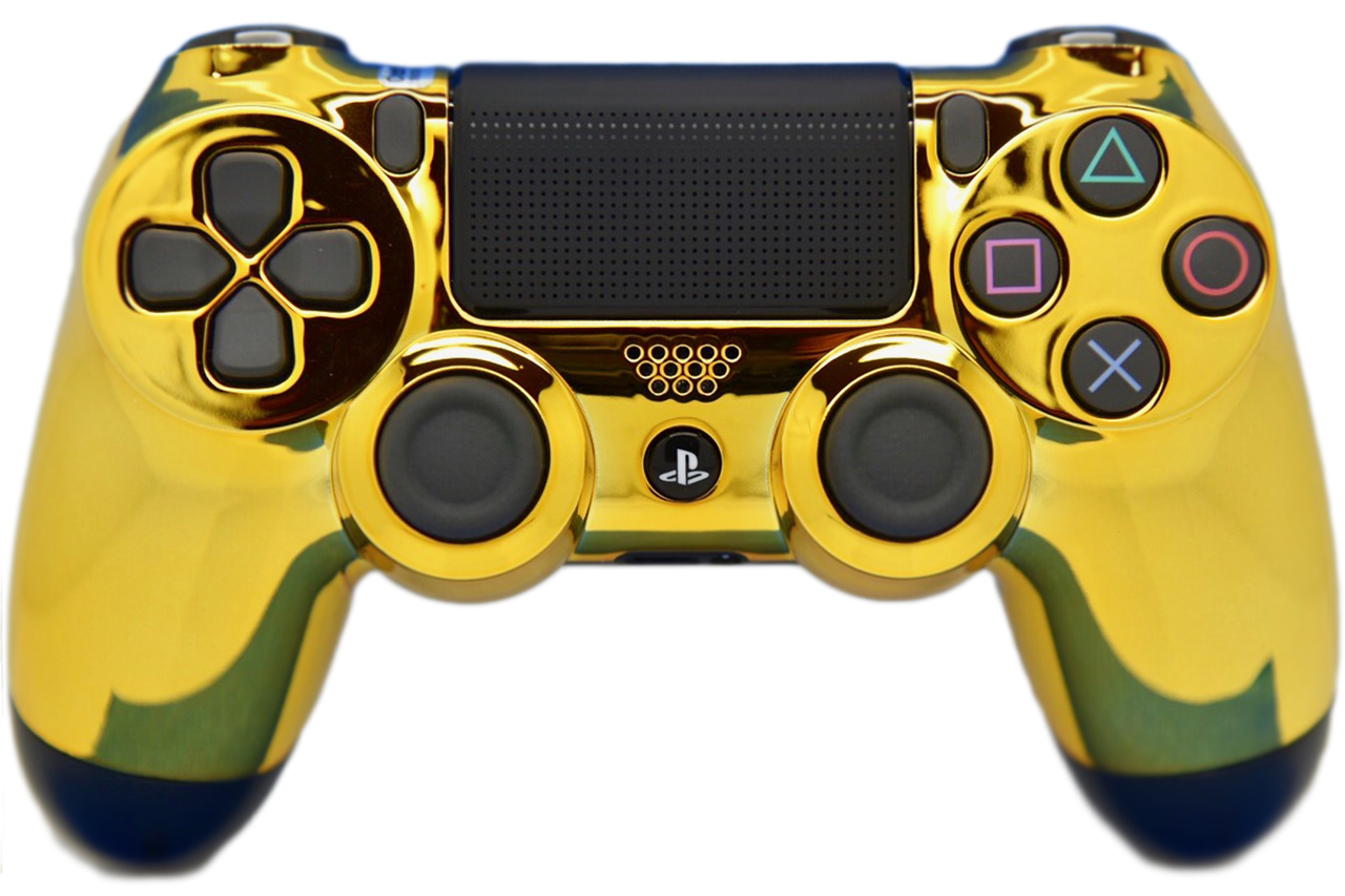 Gold Chrome PS4 Controller