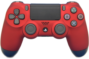 Red Soft Touch PS4 Controller