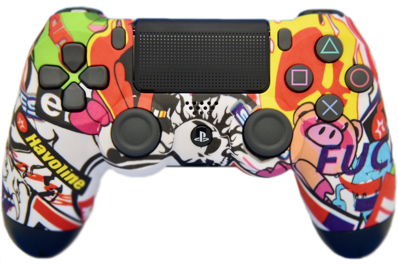 Sticker Bomb PS4 Wireless Controller