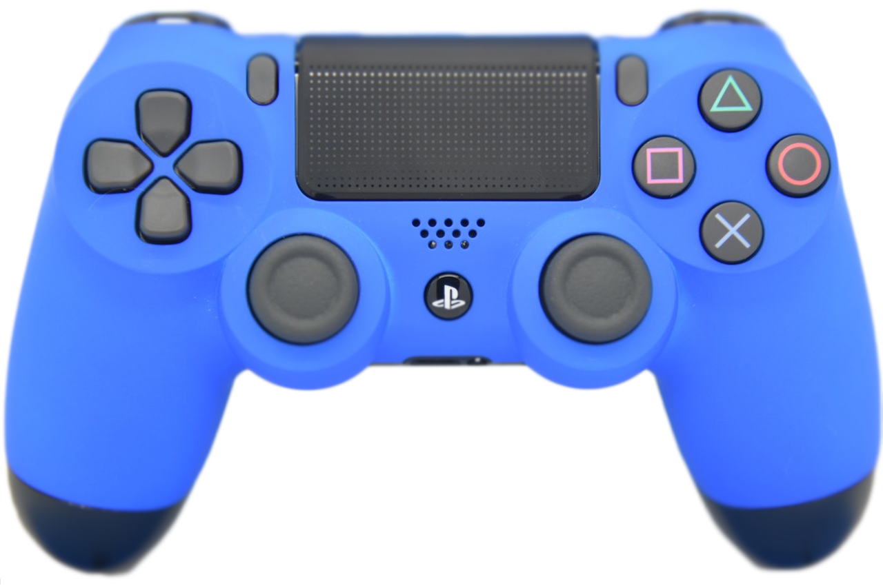 Blue Soft Touch PS4 Controller
