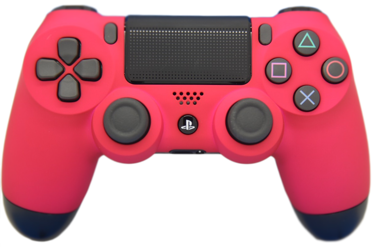 Pink Soft Touch PS4 Wireless Controller