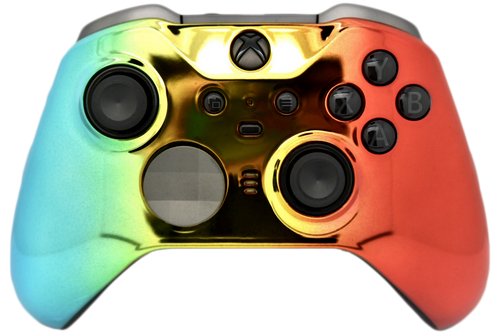 Rainbow Chrome Xbox One Elite Series 2 Controller | Xbox One