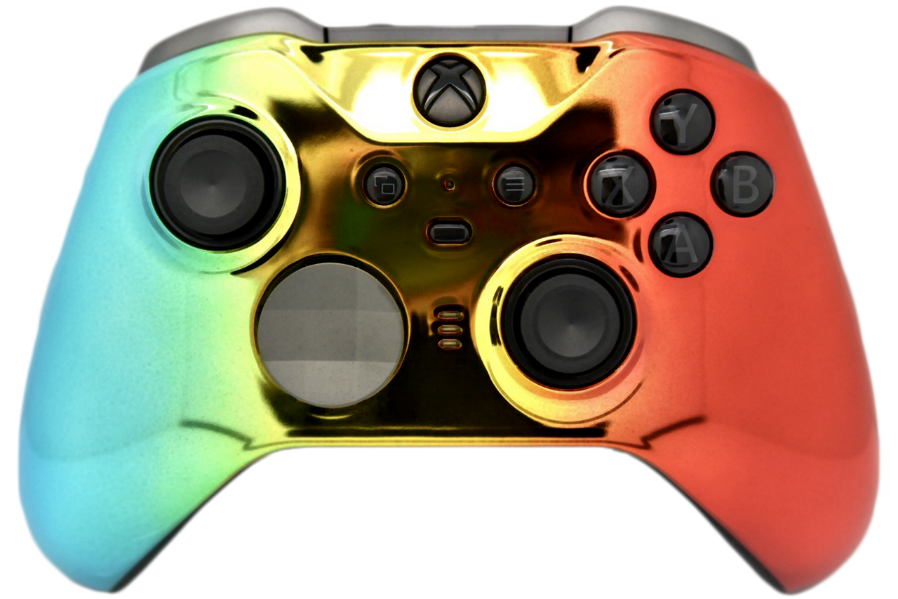Rainbow Chrome Xbox One Elite Series 2 Controller