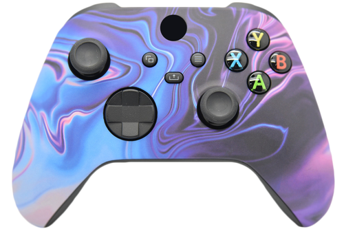Blue & Purple Swirl Xbox Series X/S Controller | Xbox Series X/S