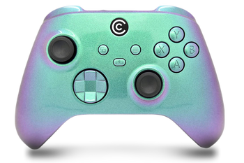 Green & Purple Chameleon & Green & Purple Chameleon Inserts Custom Xbox Series X|S Controller 