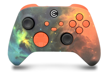 Vibrant Universe & Orange Inserts Custom Xbox Series X|S Controller 