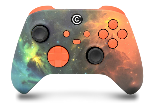 Vibrant Universe & Orange Inserts Custom Xbox Series X|S Controller 