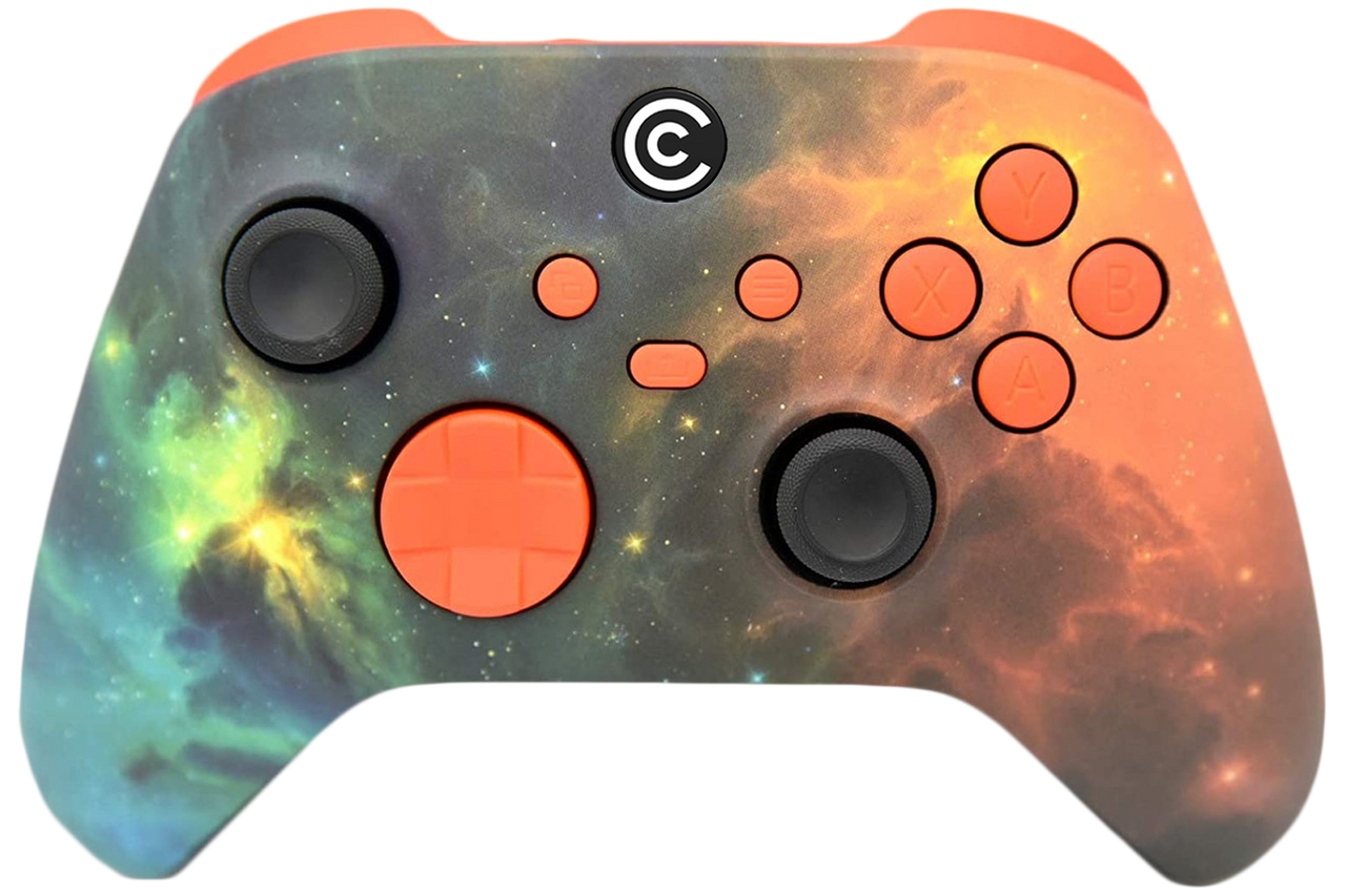Vibrant Universe W/ Orange Inserts Xbox Series X/S Custom Controller