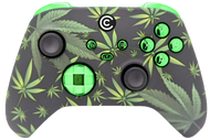Weeds W/ Green Chrome Inserts Xbox Series X/S Controller | Xbox Series X/S