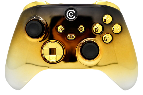 Gold Fade W/ Gold Chrome Inserts Xbox Series X/S Controller | Xbox Series X/S