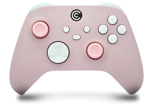 Baby Pink & White Inserts Custom Xbox Series X|S Controller 