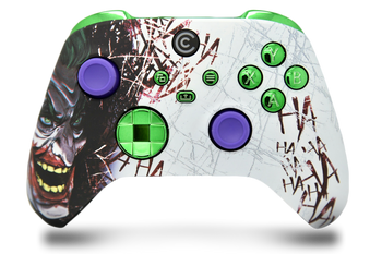 Jokester & Green Chrome Inserts Custom Xbox Series X|S Controller 