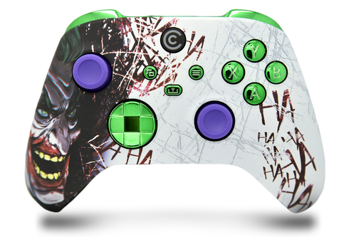Jokester & Green Chrome Inserts Custom Xbox Series X|S Controller 