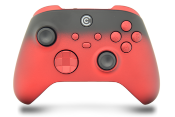Red & Black Fade & Red Inserts Custom Xbox Series X|S Controller 