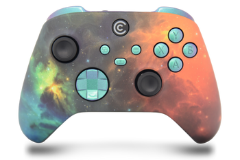 Vibrant Universe & Green & Purple Chameleon Inserts Custom Xbox Series X|S Controller 
