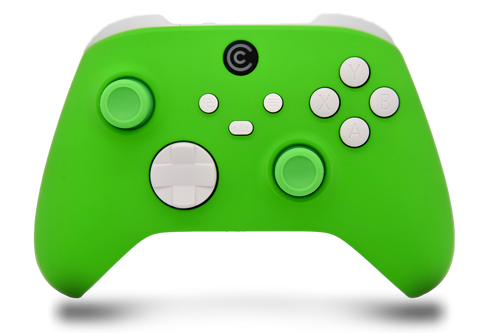 Green & White Inserts Custom Xbox Series X|S Controller 