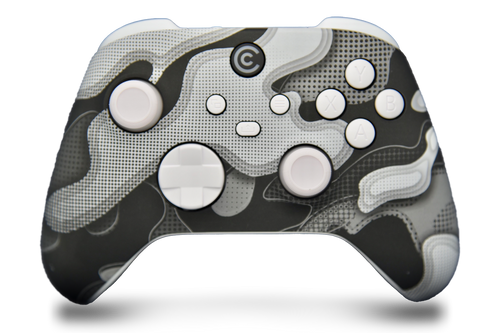 White Camo & White Inserts Custom Xbox Series X|S Controller 