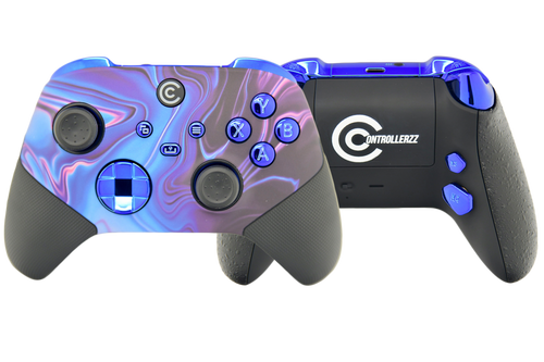 Blue & Purple Swirl Pro Series Custom Wireless Controller| Xbox Series X/S