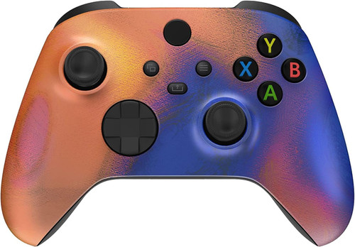 Orange & Blue Swirl Xbox Series X/S Controller | Xbox Series X/S