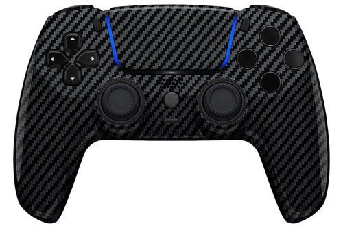 Glossy Carbon Fiber PS5 Controller | PS5
