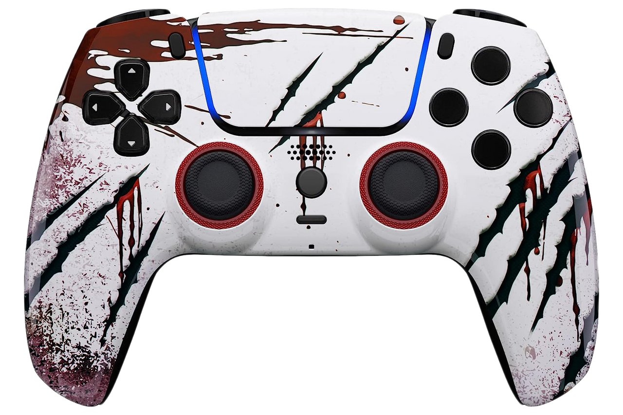 Custom Wireless Controller Compatible with PS5 - Multiple Designs Available (ps5 Slasher)