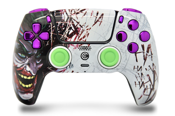 Jokester & Purple Chrome Inserts PS5 Controller | PS5