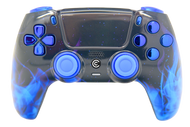 Blue Flame & Blue Chrome Inserts PS5 Controller | PS5