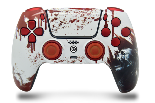 Bloody Zombie & Red Inserts PS5 Controller | PS5
