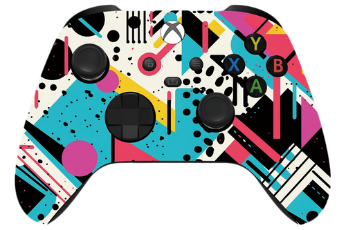 Retro Abstract Xbox Series X/S Controller | Xbox Series X/S