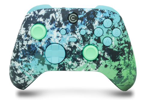 Polar Pixel & Baby Blue Inserts Custom Xbox Series X|S Controller 