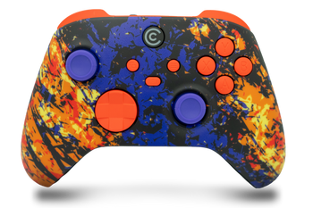 Inferno Galaxy & Orange Inserts Custom Xbox Series X|S Controller 