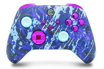 Midnight Surge & Purple Chrome Inserts Custom Xbox Series X|S Controller 