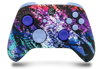 Digital Mirage & Light Violet Inserts Custom Xbox Series X|S Controller 