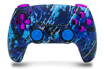 Midnight Surge & Purple Chrome Inserts PS5 Controller | PS5