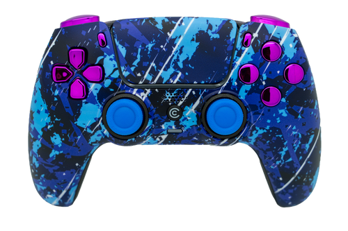 Midnight Surge & Purple Chrome Inserts PS5 Controller | PS5