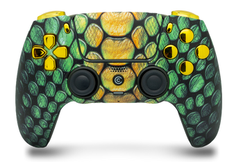 Viper Grid & Gold Chrome Inserts PS5 Controller | PS5