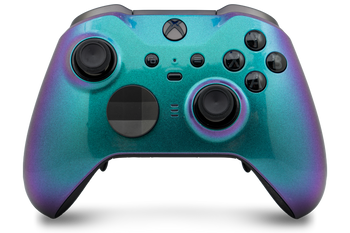 Green & Purple Chameleon Xbox One Elite Series 2 Controller | Elite Series 2