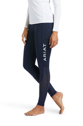 Ariat Ladies EOS Knee Patch Tights - Navy - Front