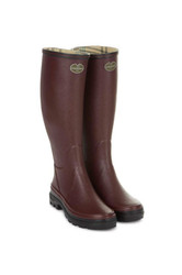 Le Chameau Ladies Giverny Boots - Cherry