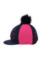 Hy Equestrian DynaMizs Ecliptic Hat Cover - Navy/Magenta