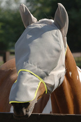 Equilibrium Field Relief Max Fly Mask - Grey/Yellow