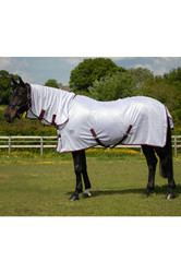 JHL Essential Combo Fly Rug - White/Burgundy