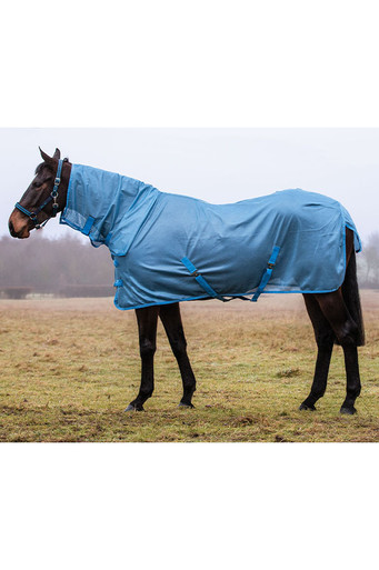 JHL Essential Combo Neck Fly Rug  -  Blue
