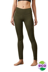 Ariat Ladies EOS Moto Knee Patch Tight - Forest Mist - Front