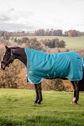 Horseware Amigo Bravo 12 Wug Turnout Blanket 0g - Storm Green/Turquoise