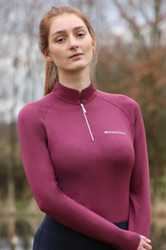 Hy Equestrian Ladies Synergy Base Layer in Fig - Lifestyle